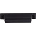 Top Knobs Channing Pull in Flat Black-DirectSinks