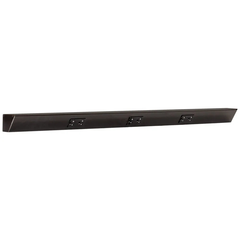 Tamper Resistant Angle Under Cabinet Outlet Power Strip | Black Finish-DirectSinks