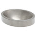Premier Copper Products Oval Skirted Vessel Hammered Copper Sink in Nickel-DirectSinks