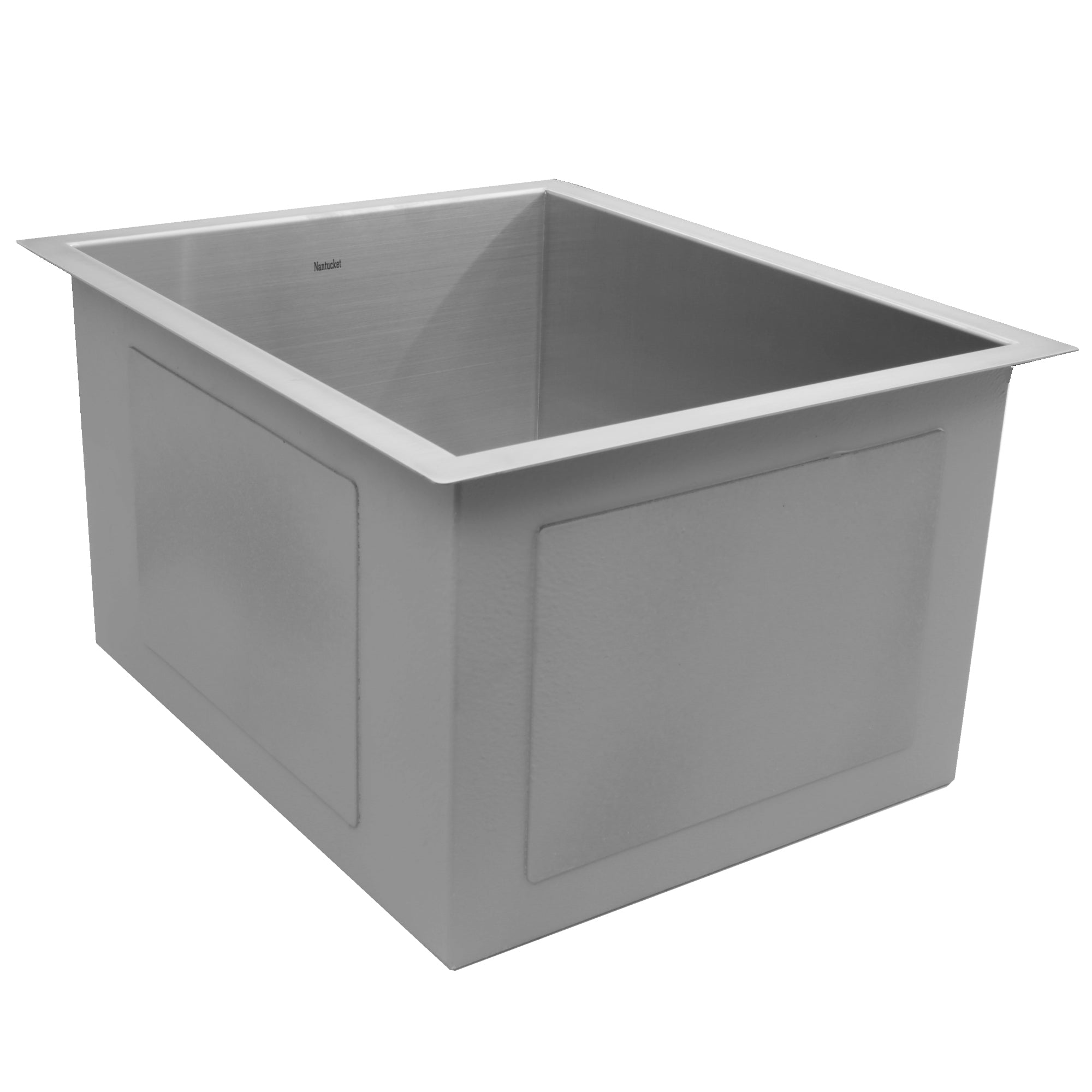 Nantucket Sinks 15" Pro Series Rectangle Undermount Zero Radius Stainless Steel Bar Prep Sink