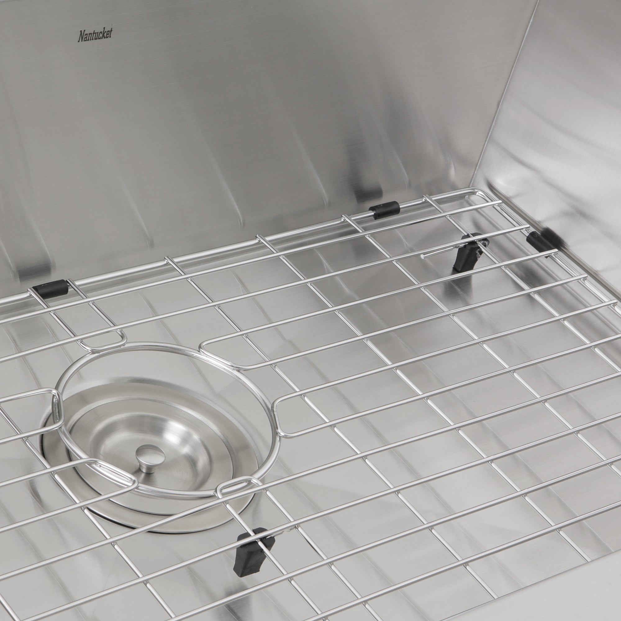 Nantucket Sinks ZR2818-16 - 28" Pro Series Large Rectangle Single Bowl Undermount Zero Radius Stainless Steel Kitchen Sink