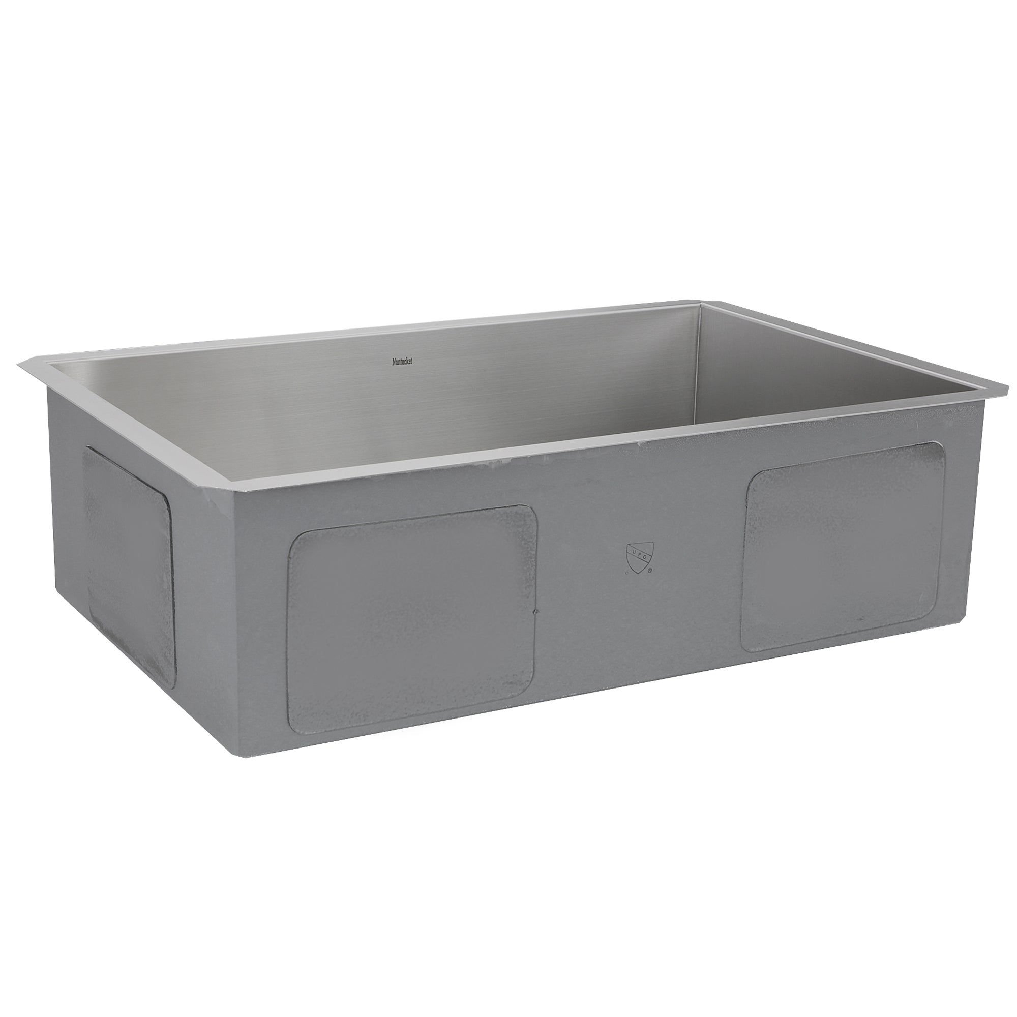 Nantucket Sinks ZR2818-16 - 28" Pro Series Large Rectangle Single Bowl Undermount Zero Radius Stainless Steel Kitchen Sink