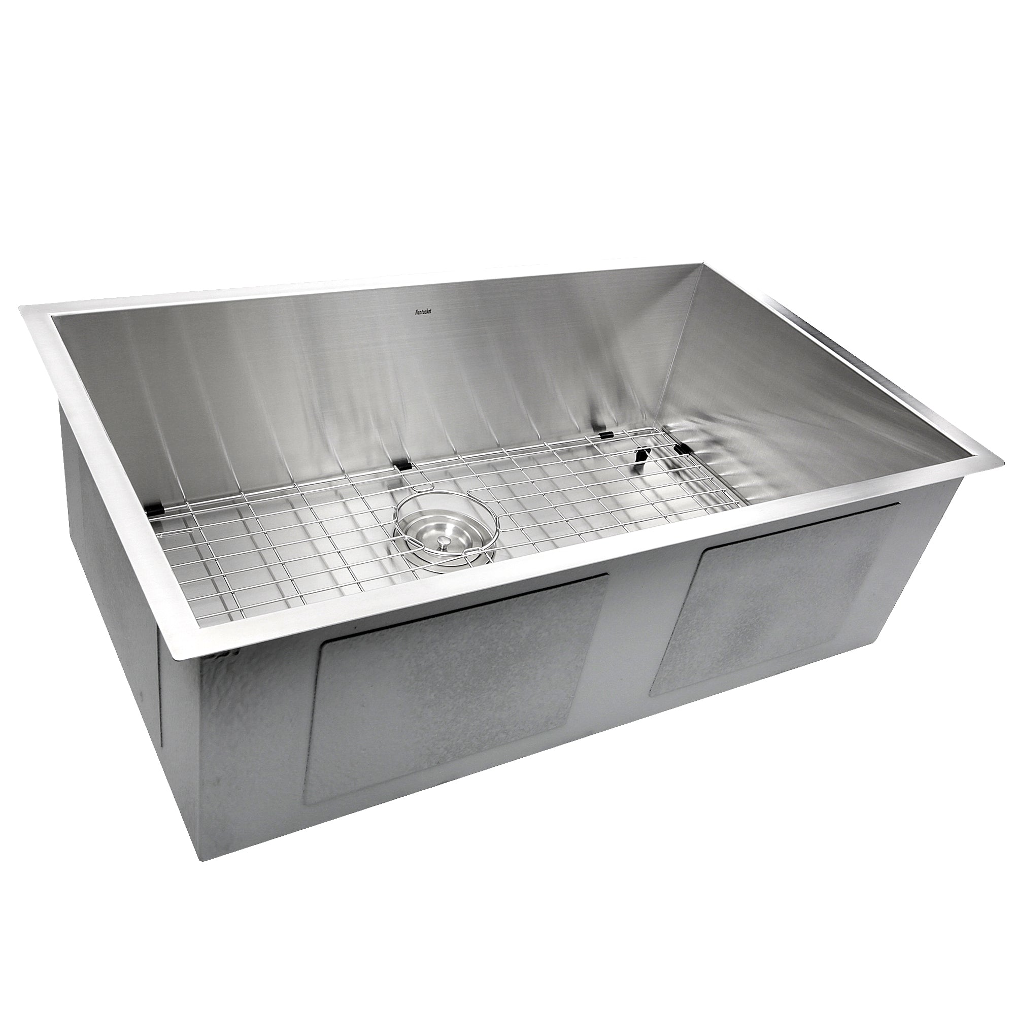 Nantucket Sinks ZR3219-16 - 32" Pro Series Large Rectangle Single Bowl Undermount Zero Radius Stainless Steel Kitchen Sink