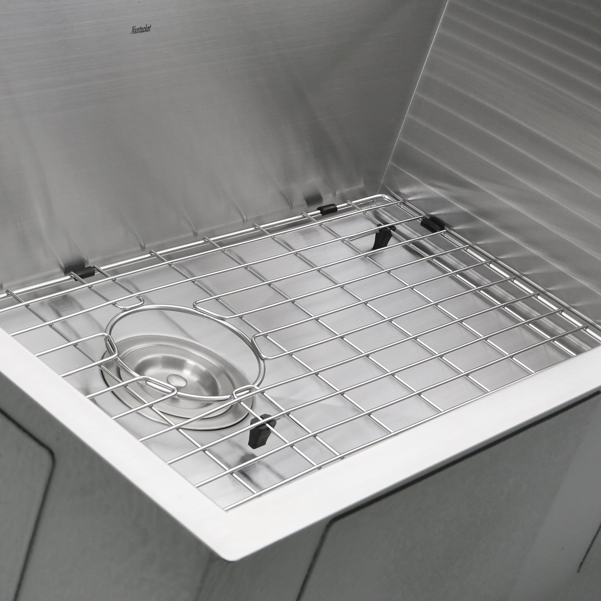 Nantucket Sinks ZR3219-16 - 32" Pro Series Large Rectangle Single Bowl Undermount Zero Radius Stainless Steel Kitchen Sink