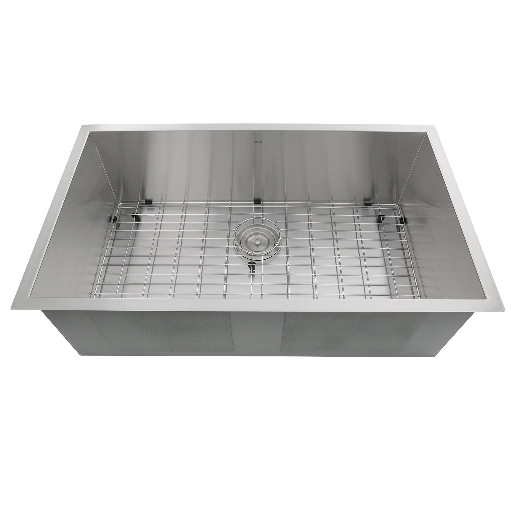 Nantucket Sinks ZR3219-16 - 32" Pro Series Large Rectangle Single Bowl Undermount Zero Radius Stainless Steel Kitchen Sink