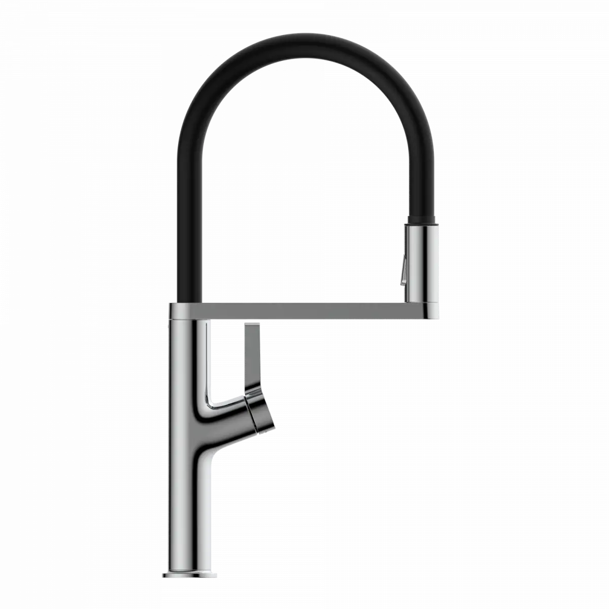 Wasserwerk Single Hole Pull Down Kitchen Faucet in Chrome