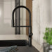 Wasserwerk Single Hole Pull Down Kitchen Faucet in Matte Black-DirectSinks