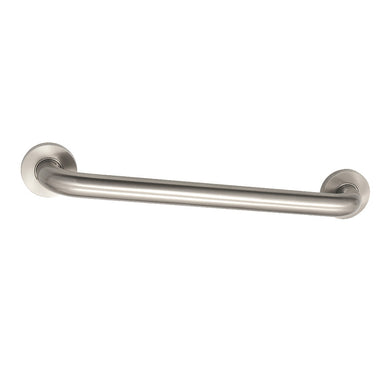 Meridian 16" Brass ADA Grab Bar in Brushed Nickel  