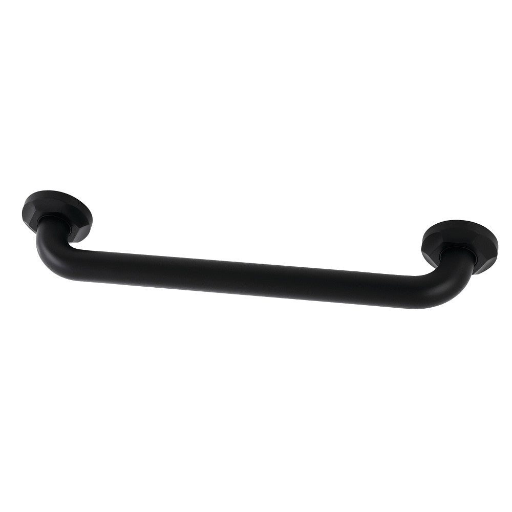 Metropolitan 16" Brass Decorative Grab Bar in Matte Black  