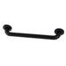 Metropolitan 16" Brass Decorative Grab Bar in Matte Black  