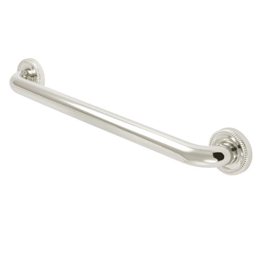 Camelon 18" Brass Decorative Grab Bar in Polished Nickel  