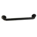 Milano 18" Brass Decorative Grab Bar in Matte Black  