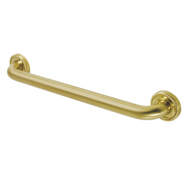 Camelon 18" Brass Decorative Grab Bar in Brushed Brass  