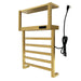 Markus Wall Mount Plug-In Towel Warmer in Brushed Brass