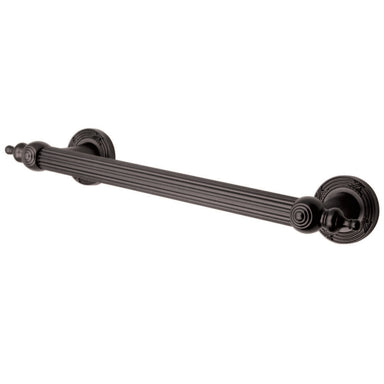 Templeton 12" Brass Decorative Grab Bar in Oil Rubbed Bronze 