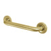 Laurel 12" Brass ADA Grab Bar in Brushed Brass  