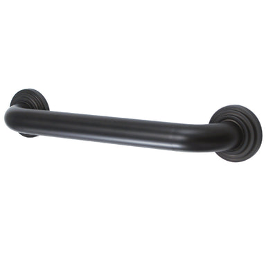Milano 12" Brass Decorative Grab Bar in Oil Rubbed Bronze 