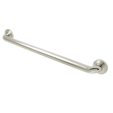 Milano 24" Brass Decorative Grab Bar in Polished Nickel  