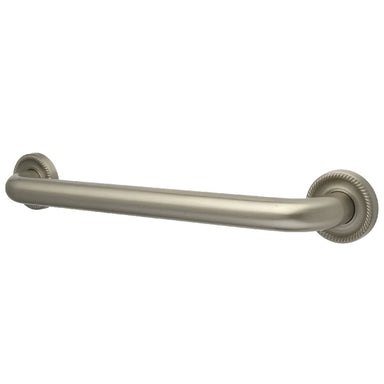 Camelon 24" Brass Decorative Grab Bar in Brushed Nickel  