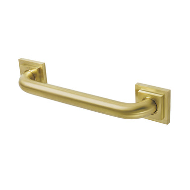 Claremont 12" Brass Decorative Grab Bar in Brushed Brass  