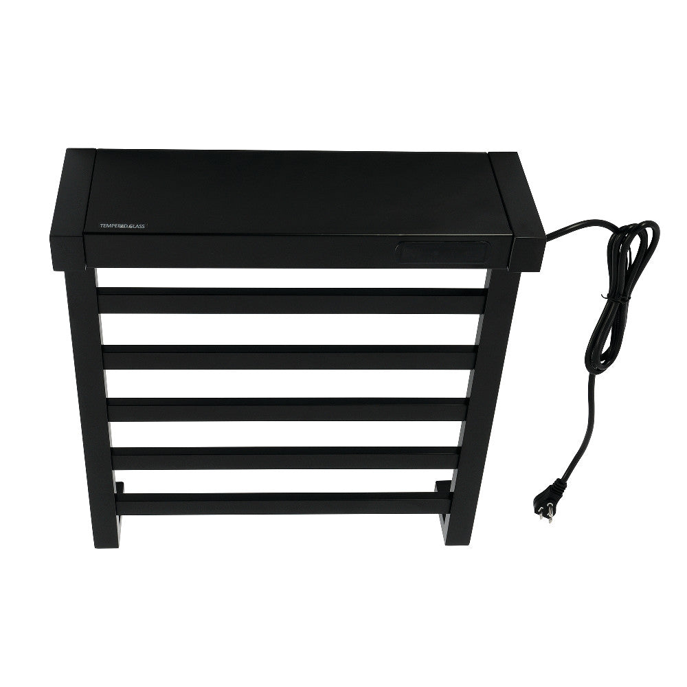 Markus Wall Mount Plug-In Towel Warmer in Matte Black