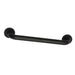 Camelon 16" Brass Decorative Grab Bar in Matte Black  