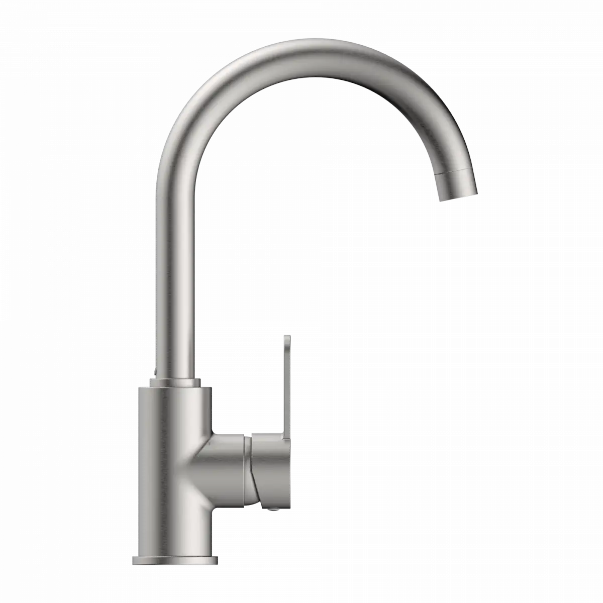 Wasserwerk Curved Bar Faucet in Brushed Nickel