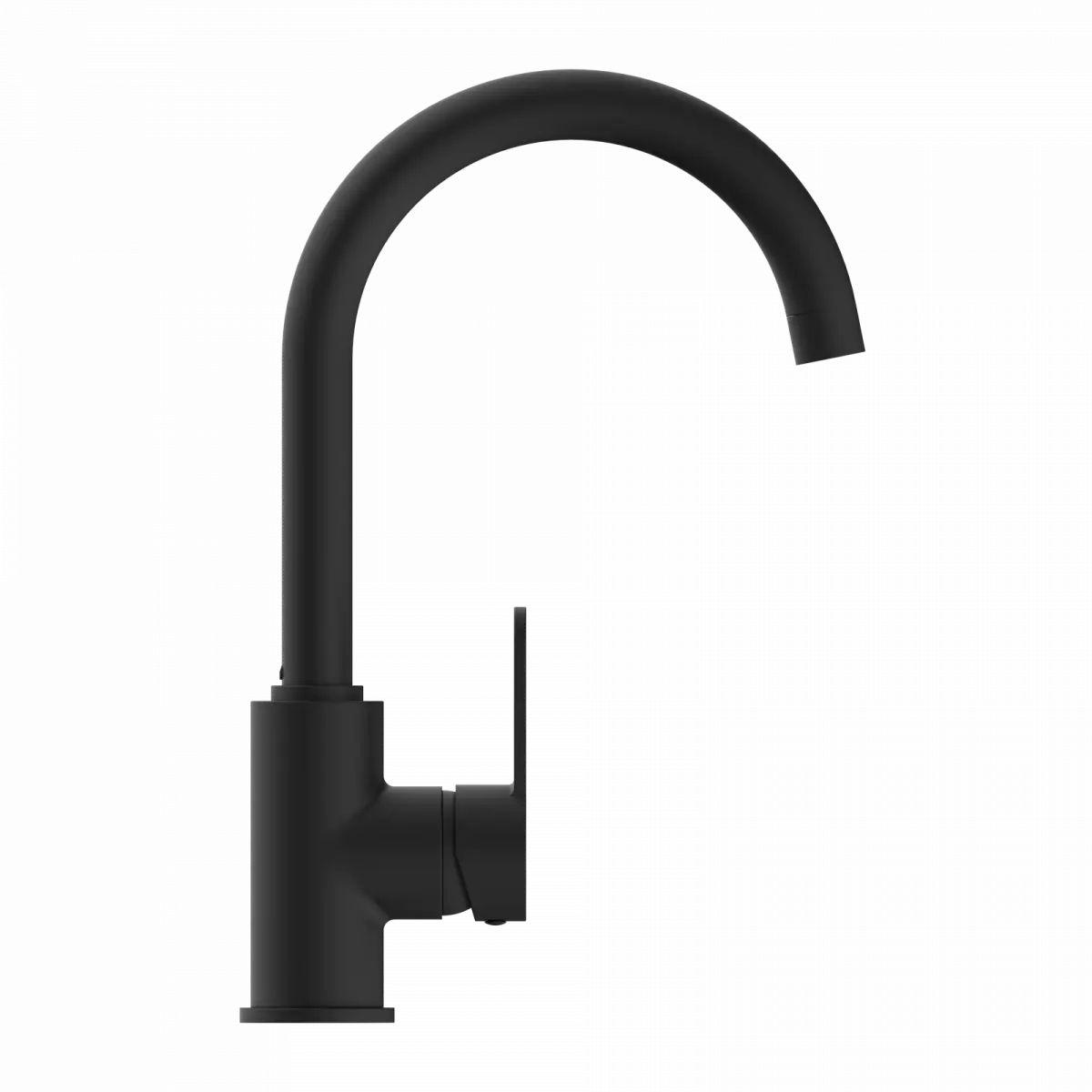 Wasserwerk Curved Bar Faucet in Matte Black