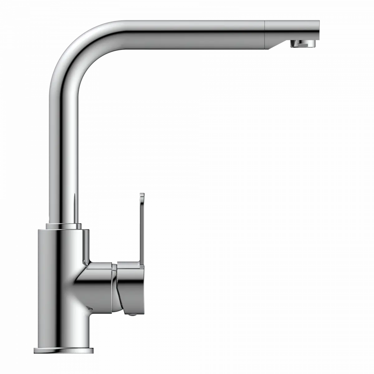 Wasserwerk Felis Single Hole Straight Kitchen Faucet in Chrome