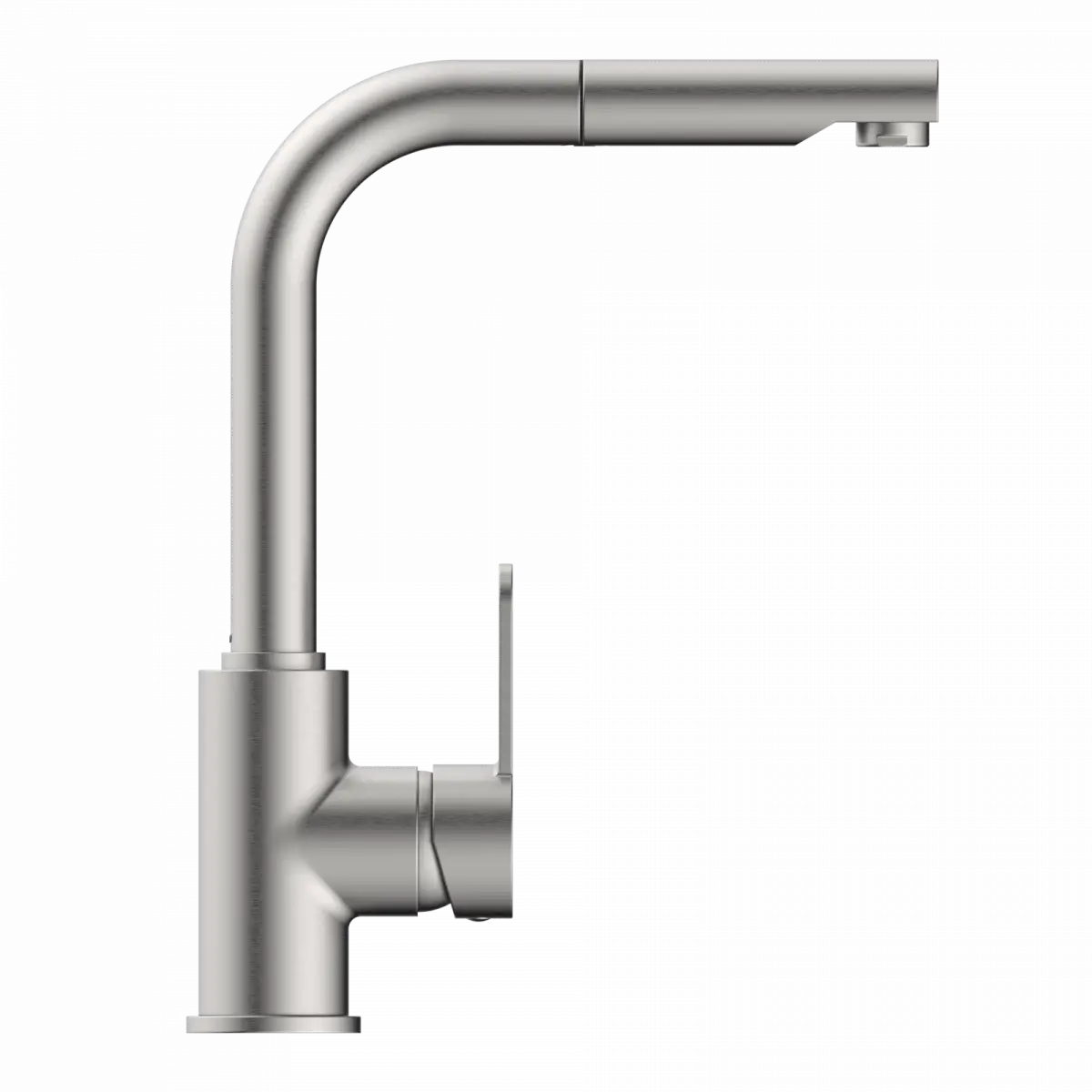 Wasserwerk Kitchen Faucet with Pull-Out Straight Spout in Brushed Nickel