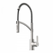 Wasserwerk Single Hole Pull Down Kitchen Faucet in Brushed Nickel-DirectSinks