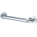 Manhattan 16" Brass Decorative Grab Bar in Polished Chrome  