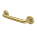 Camelon 12" Brass Decorative Grab Bar in Brushed Brass  