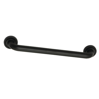 Camelon 18" Brass Decorative Grab Bar in Matte Black  
