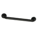 Camelon 18" Brass Decorative Grab Bar in Matte Black  