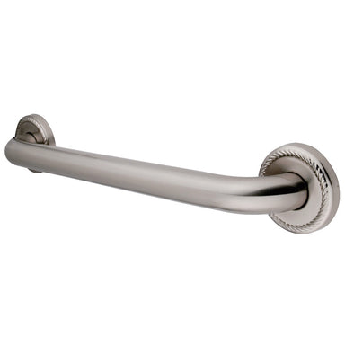 Laurel 12" Brass ADA Grab Bar in Brushed Nickel  