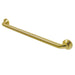 Milano 24" Brass Decorative Grab Bar in Brushed Brass  