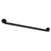 Camelon 30" Brass Decorative Grab Bar in Matte Black  