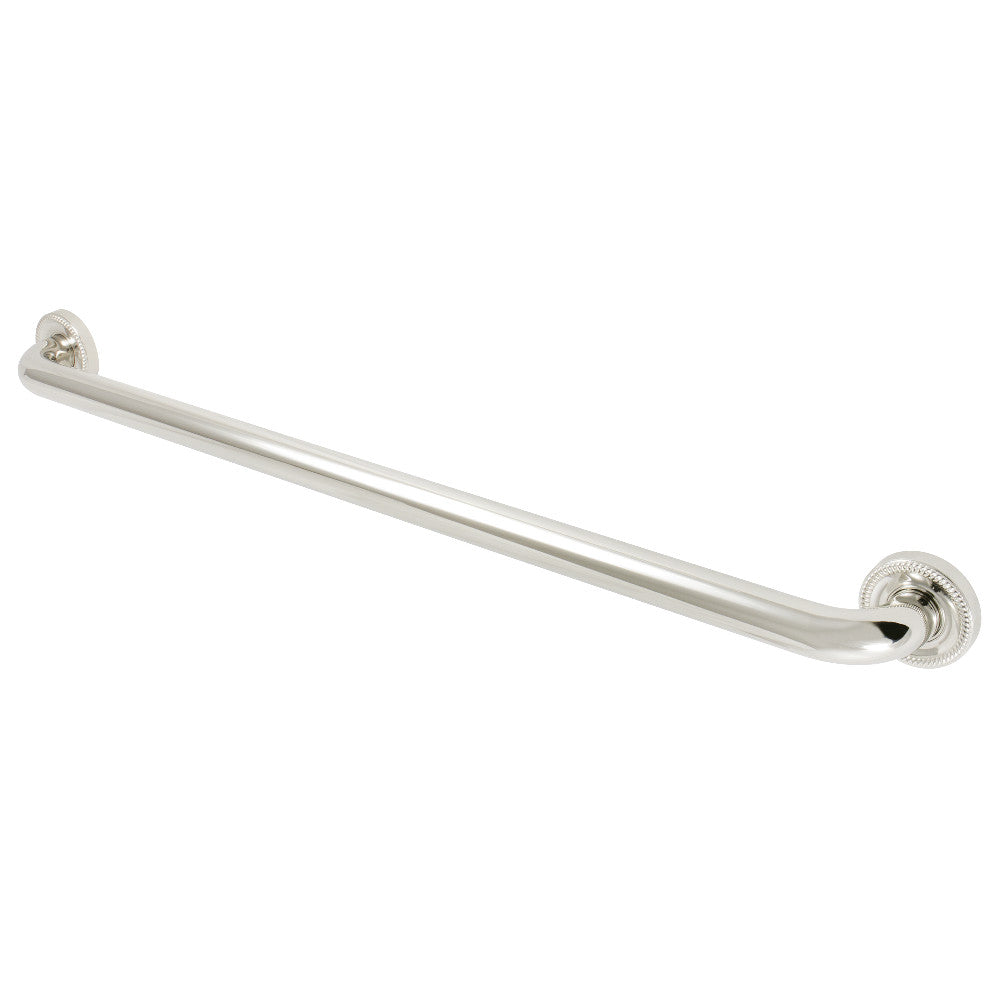 Camelon 30" Brass Decorative Grab Bar in Polished Nickel  