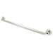 Camelon 30" Brass Decorative Grab Bar in Polished Nickel  