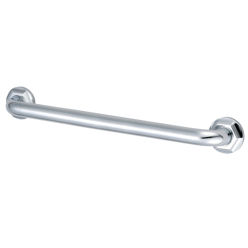 Metropolitan 32" Brass Decorative Grab Bar in Polished Chrome  