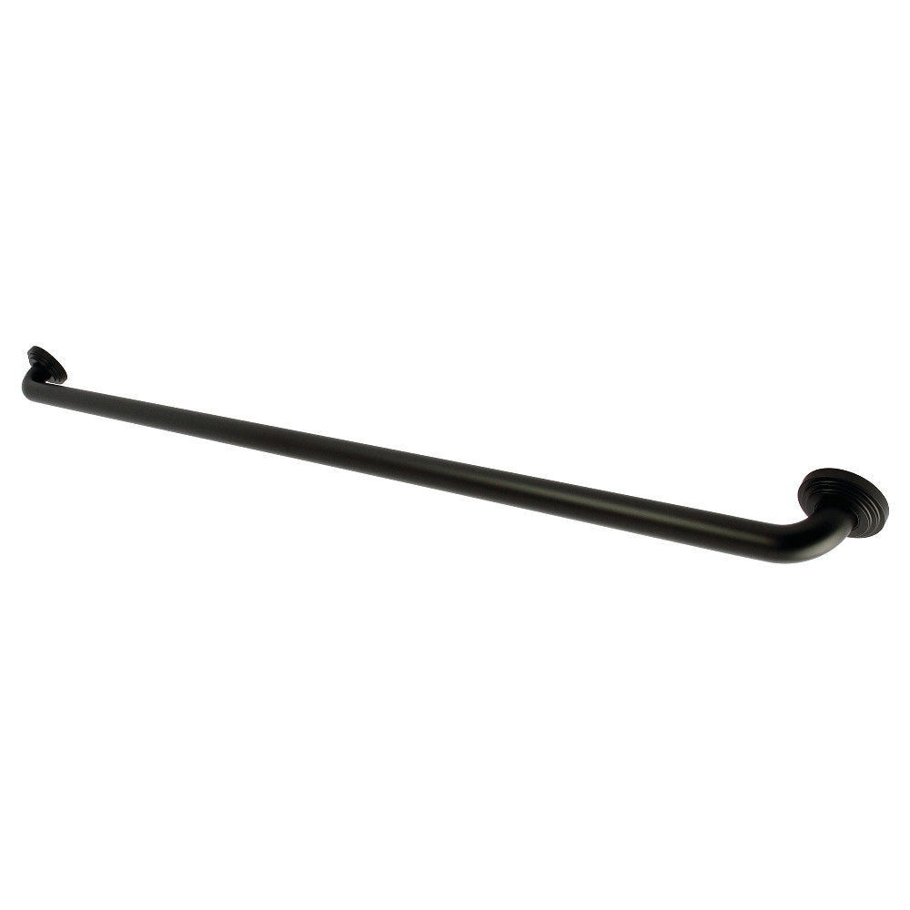 Milano 48" Brass ADA Grab Bar in Matte Black  