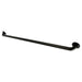 Milano 48" Brass ADA Grab Bar in Matte Black  