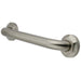 Metropolitan 32" Brass Decorative Grab Bar in Brushed Nickel  