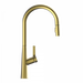 Wasserwerk Single Hole Pull Down Kitchen Faucet in Brushed Gold-DirectSinks