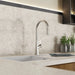 Wasserwerk Single Hole Pull Down Kitchen Faucet in Brushed Nickel-DirectSinks
