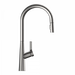 Wasserwerk Single Hole Pull Down Kitchen Faucet in Brushed Nickel-DirectSinks