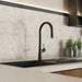Wasserwerk Single Hole Pull Down Kitchen Faucet in Matte Black-DirectSinks