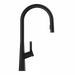 Wasserwerk Single Hole Pull Down Kitchen Faucet in Matte Black-DirectSinks