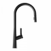 Wasserwerk Single Hole Pull Down Kitchen Faucet in Matte Graphite-DirectSinks